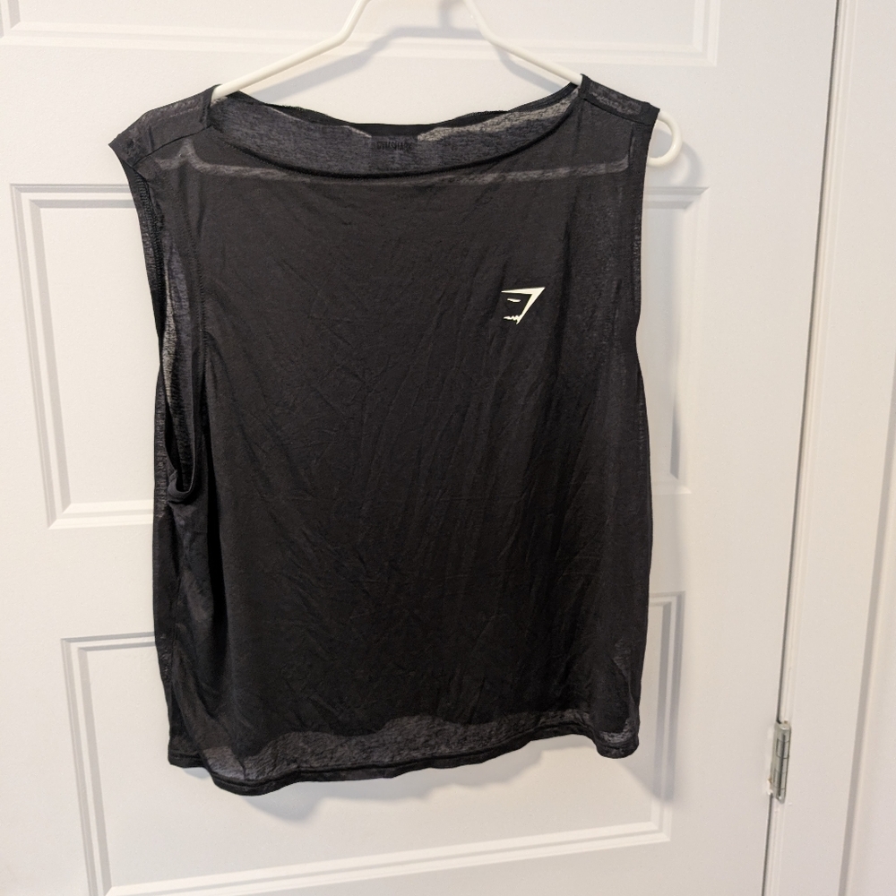 Gymshark/Black Tank Sz S
